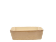 Dish rectangular 28 x 21 cm Wood/Sand Stoneware