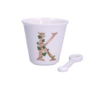 UNICO CUP 'K' W/O HANDLE W/SPOON 75 ccGB