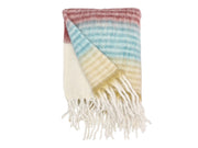 Throw Bliss 130 x 170 cm Honey/Blue/Bordeaux/Sand