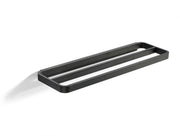 Towel rail double Rim 44x12 Black