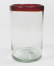 Mexican Glass Tumbler - Hand made in Mexico (1 Tumbler) | Hype Design London