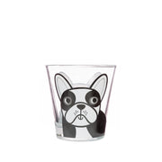 Jane Foster Glass Tumbler French Dog | Hype Design London