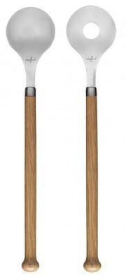 Sagaform - Oval oak salad utensils | Hype Design London