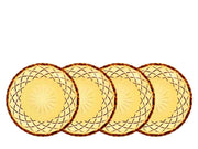 Asiet Sorrento 16 cm 4 pcs Amber