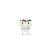 Hoptimist Midsommar Bumble 4,5 x 5,9 x 7,5 cm S White ABS/St