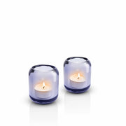 2 Acorn tealight holder Grape