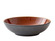 Pasta bowl 20cm Black/amber BITZ