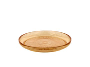 Glass plate Kusintha 25 cm Amber