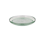 Glass plate Kusintha 25 cm Green