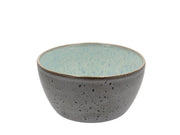 Bowl 12cm grey/lightblue BITZ