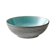 Salad bowl 30cm grey/lightblue BITZ