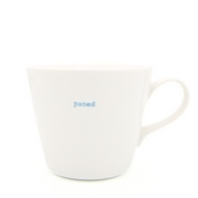 Bucket Mug Medium - 350ml - Paned (Blue)