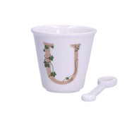UNICO CUP 'U' W/O HANDLE W/SPOON 75 ccGB