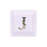 ADORATO SQUARE PLATE 'J' 10X10 cm GB