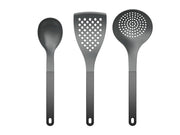 Kitchen utensil set 2 NEW Optima 3 pcs Black Nylon