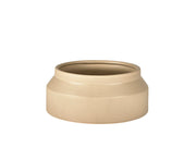 Flowerpot Strat D30.5x13cm Sand Stoneware
