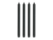Crowntop candle Aia 30 cm 4 pcs Black Stearin