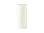 Pillar candle Trae D6 x 14 cm White Stearin