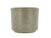 Flowerpot Leer 17 x 15 cm Green Stoneware