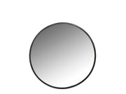 Mirror Vardo D50 cm Black Iron/Mirror