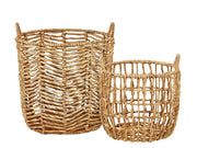Basket set Toerv 2 pcs. Water hyacinth