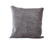 Cushion 45x45 Cotton Charcoal Grey Pattern