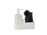 Dishwashing set w. cloth Warm Grey