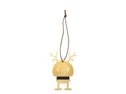 Hoptimist Reindeer Ornament S 2 pcs. Brass | Hype Design London