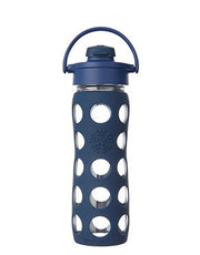Lifefactory Glass Bottle With Flip Cap 16oz (475ml) | Hype Design London