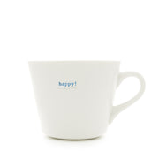 Keith Brymer Jones Mug happy! (blue)