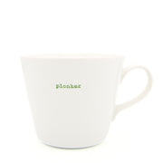 Keith Brymer Jones -Bucket Mug 350ml - plonker - green | Hype Design London